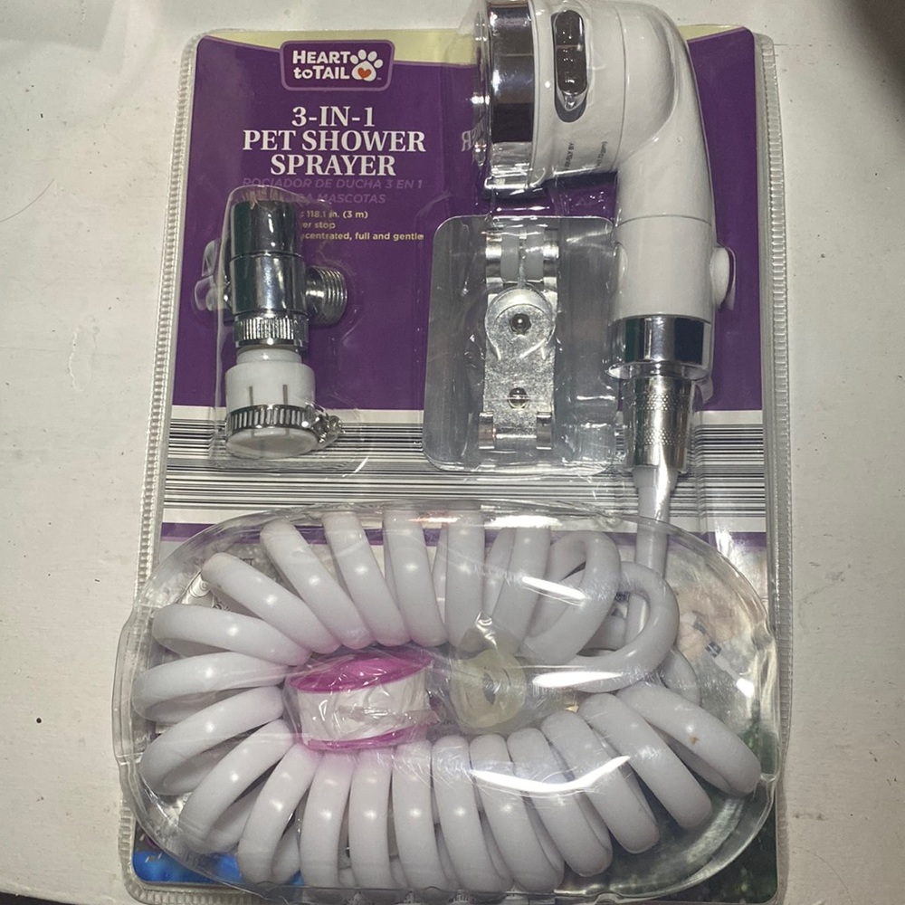 HEART TO TAIL 3 in 1 Pet shower sprayer